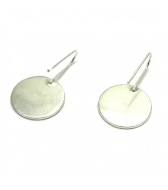 E000638 Stylish sterling silver earrings meanders solid 925 Empress